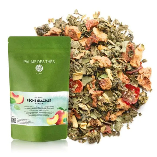 Økologisk Icy Peach iste