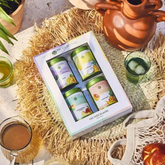 Te-Sett med 4 isteer i lekre småbokser