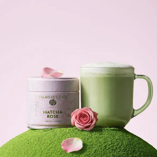 Økologisk Matcha Med Rose
