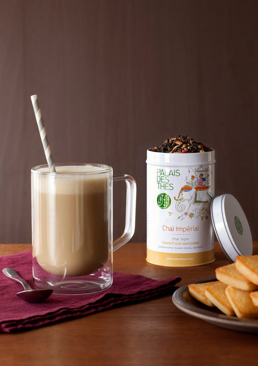 Chai Imperial Latte med kryddertéen på boks