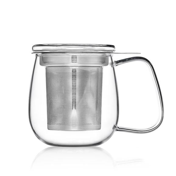 GLASS TEA INFUSER MUG 4,5 DL