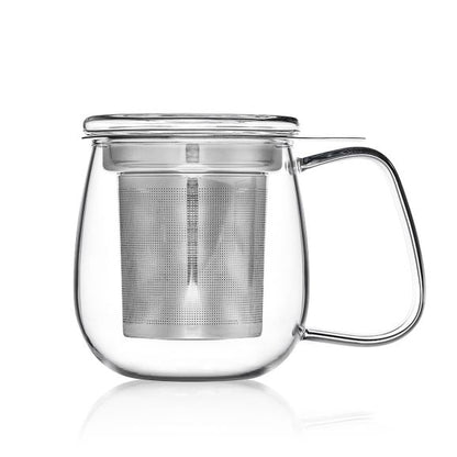 GLASS TEA INFUSER MUG 4,5 DL