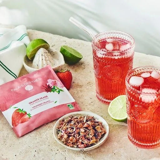 Økologisk Strawberry Granita Berlingot XL tepose